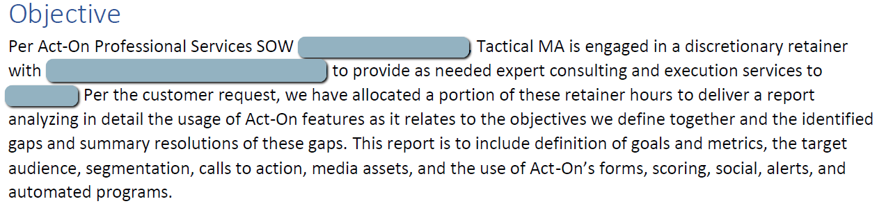 Defining stakeholder objectives as the first step of process development