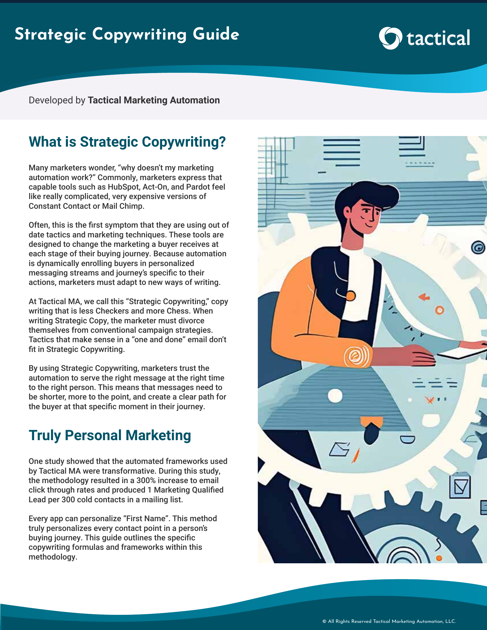 Cover preview of the Strategic Copywriting Guide PDF